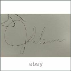 John Lennon Bag One Autographed John And Yoko Lithograph 74/300 (UK)