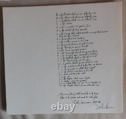 John Lennon Bag One Galleria Ponte Sisto Arte Moderna Yoko Ono Prints Beatles