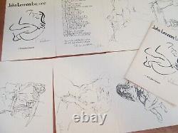 John Lennon Bag One RARE Lithos 1970