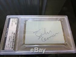 John Lennon Beatle's Signed Early Autograph Psa Certifed