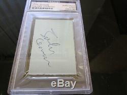 John Lennon Beatle's Signed Early Autograph Psa Certifed