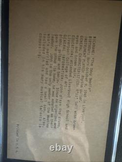 John Lennon Beatles 1960s Exhibits Arcade Card SGC 7 One Of Highest Ever Graded