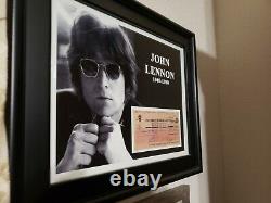 John Lennon Beatles 1969 Lennon Productions Ltd Reproduction Signature/Portrait