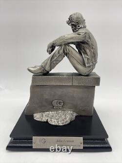 John Lennon Beatles 1997 Gartlan USA #527/2000 Pewter Statue Artist Proofs