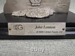 John Lennon Beatles 1997 Gartlan USA Limited Edition 418/2000 Fine Pewter Statue