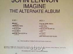 John Lennon Beatles Alternate Imagine 1980s White Vinyl LP Record Limited 84/100