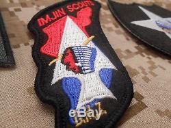 John Lennon Beatles Army Korea War Jacket Uniform Imjin Scouts Iron On Patch Set