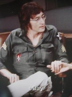 John Lennon Beatles Army Korea War Jacket Uniform Imjin Scouts Iron On Patch Set