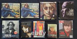 John Lennon Beatles Books LOT Biographies, Pictures + Harrison Autobiography