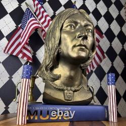 John Lennon Beatles Bust 1980 Neal Martz ESCO Bronze Tone Sculpture Life Size
