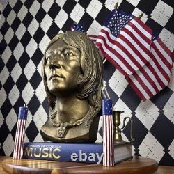 John Lennon Beatles Bust 1980 Neal Martz ESCO Bronze Tone Sculpture Life Size