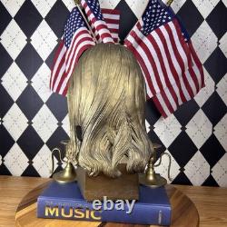 John Lennon Beatles Bust 1980 Neal Martz ESCO Bronze Tone Sculpture Life Size