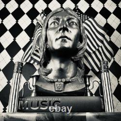 John Lennon Beatles Bust 1980 Neal Martz ESCO Bronze Tone Sculpture Life Size