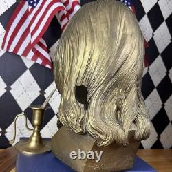 John Lennon Beatles Bust 1980 Neal Martz ESCO Bronze Tone Sculpture Life Size