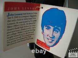 John Lennon Beatles Forever 23 inch plush ragdoll with stand