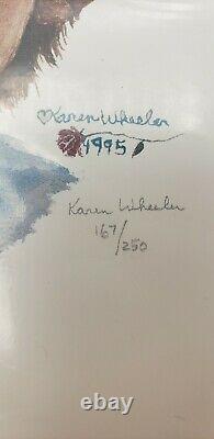 John Lennon Beatles Imagine If Signed Numbered Print 1995 Karen Wheeler 167/250