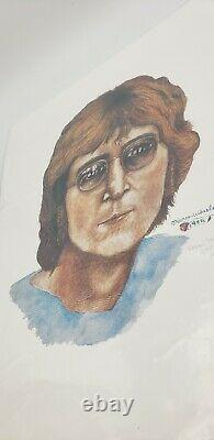 John Lennon Beatles Imagine If Signed Numbered Print 1995 Karen Wheeler 167/250