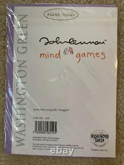 John Lennon Beatles Mind Games Vintage Collectible Greeting Cards 10