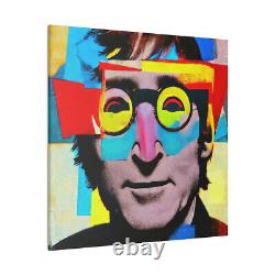 John Lennon Beatles Reimagined Canvas Wall Art Warhol Style Pop Art
