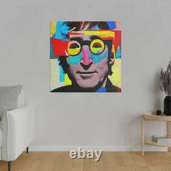 John Lennon Beatles Reimagined Canvas Wall Art Warhol Style Pop Art