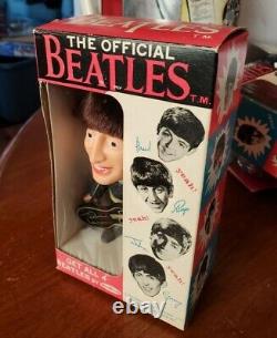 John Lennon Beatles Remco Doll Hair Guitar Box 1964 MiB Stunning