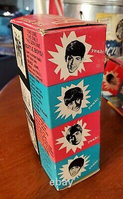 John Lennon Beatles Remco Doll Hair Guitar Box 1964 MiB Stunning