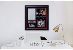 John Lennon Beatles Revolution Lyrics Handwritten Signed Autograph Museum Frame