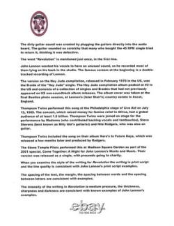 John Lennon Beatles Revolution Lyrics Handwritten Signed Autograph Museum Frame