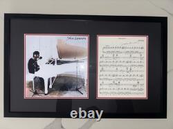 John Lennon (Beatles) Signed'Imagine' Sheet Music WithCOA. Historic, Rare- 1 Of 1