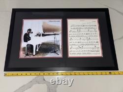 John Lennon (Beatles) Signed'Imagine' Sheet Music WithCOA. Historic, Rare- 1 Of 1