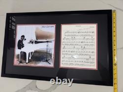 John Lennon (Beatles) Signed'Imagine' Sheet Music WithCOA. Historic, Rare- 1 Of 1