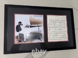 John Lennon (Beatles) Signed'Imagine' Sheet Music WithCOA. Historic, Rare- 1 Of 1