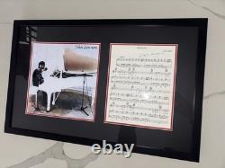 John Lennon (Beatles) Signed'Imagine' Sheet Music WithCOA. Historic, Rare- 1 Of 1