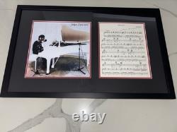 John Lennon (Beatles) Signed'Imagine' Sheet Music WithCOA. Historic, Rare- 1 Of 1