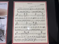 John Lennon (Beatles) Signed'Imagine' Sheet Music WithCOA. Historic, Rare- 1 Of 1