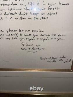 John Lennon/Beatles The Art Of John Lennon Woman Lyrics Hand Written 730/1000