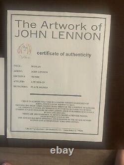 John Lennon/Beatles The Art Of John Lennon Woman Lyrics Hand Written 730/1000