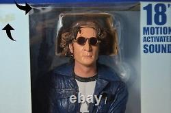 John Lennon Beatles'The New York Years' 18 Figure with Motion Activated Sound