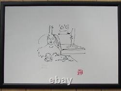 John Lennon Beatles Yoko Ono Signed Print Morning Coffee 210 of 300 Mint