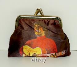 John Lennon Beatles vintage fabric coin purse