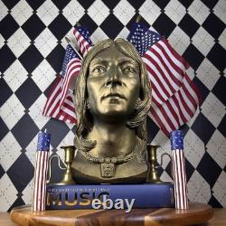 John Lennon Bust Life-Size 1980 Esco by Neal Martz Bronze Finish Sculpture