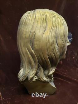 John Lennon Bust! The Beatles! 1980's Gold Color John Lennon Head Bust