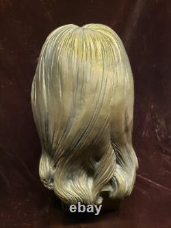 John Lennon Bust! The Beatles! 1980's Gold Color John Lennon Head Bust