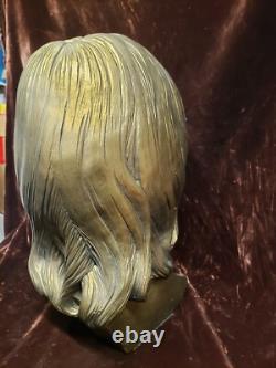 John Lennon Bust! The Beatles! 1980's Gold Color John Lennon Head Bust