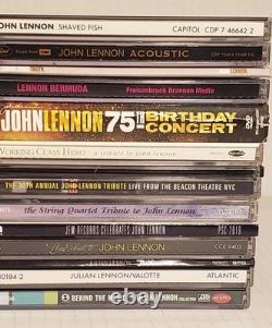 John Lennon CD collection, 25 different titles, studio, live, tributes, Julian +
