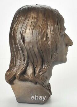 John Lennon Ceramic Statue Bust Sculpture Esco Neal Martz Rare The Beatles