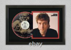 John Lennon Collection Limited Edition Laser Etched Black Vinyl Display