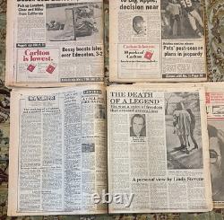 John Lennon December 1980 New York Post Newspaper Bundle The Beatles