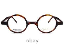 John Lennon Eyeglasses Frame JL-6017 C2 Brown Demi Round Saddle Bridge Japan