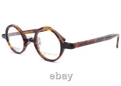 John Lennon Eyeglasses Frame JL-6017 C2 Brown Demi Round Saddle Bridge Japan